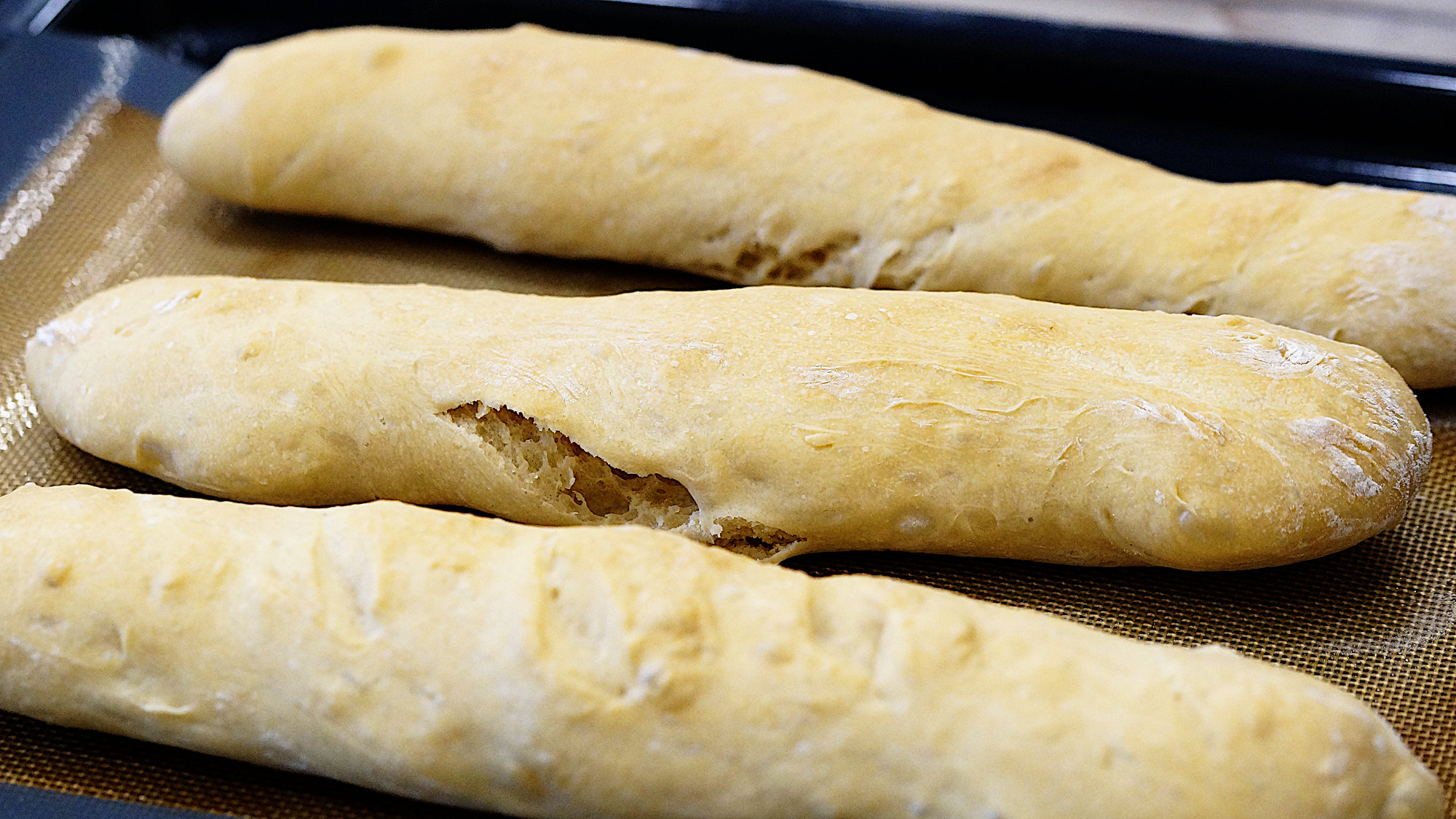 Baguette lange Teigruhezeit