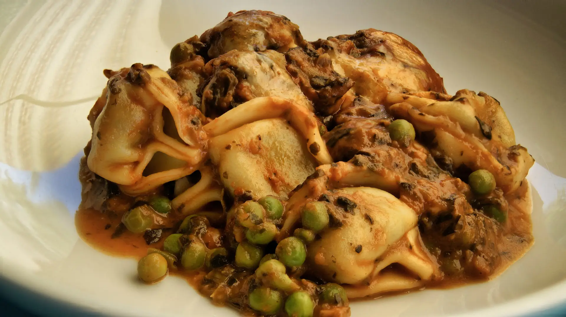 Tortelliniauflauf mit Spinat